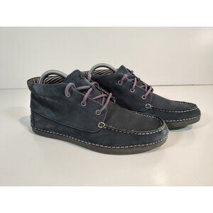 UGG Kaldwell Navy Blue Men's 7 Suede Leather Lace Up Chukka Boots Shoes 1003777